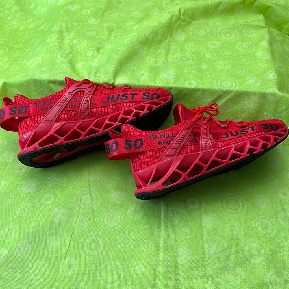 Red Just So Tennis Shoes- Brand New Never Worn